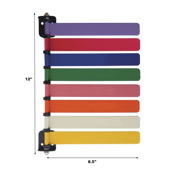Room ID Flag System, Std 8 Color Set (Quickly & Clearly Alert Staff To